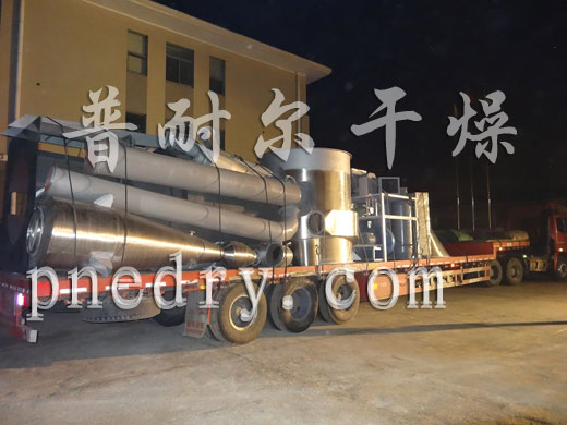 二氧化硅閃蒸干燥機(jī)發(fā)貨現(xiàn)場